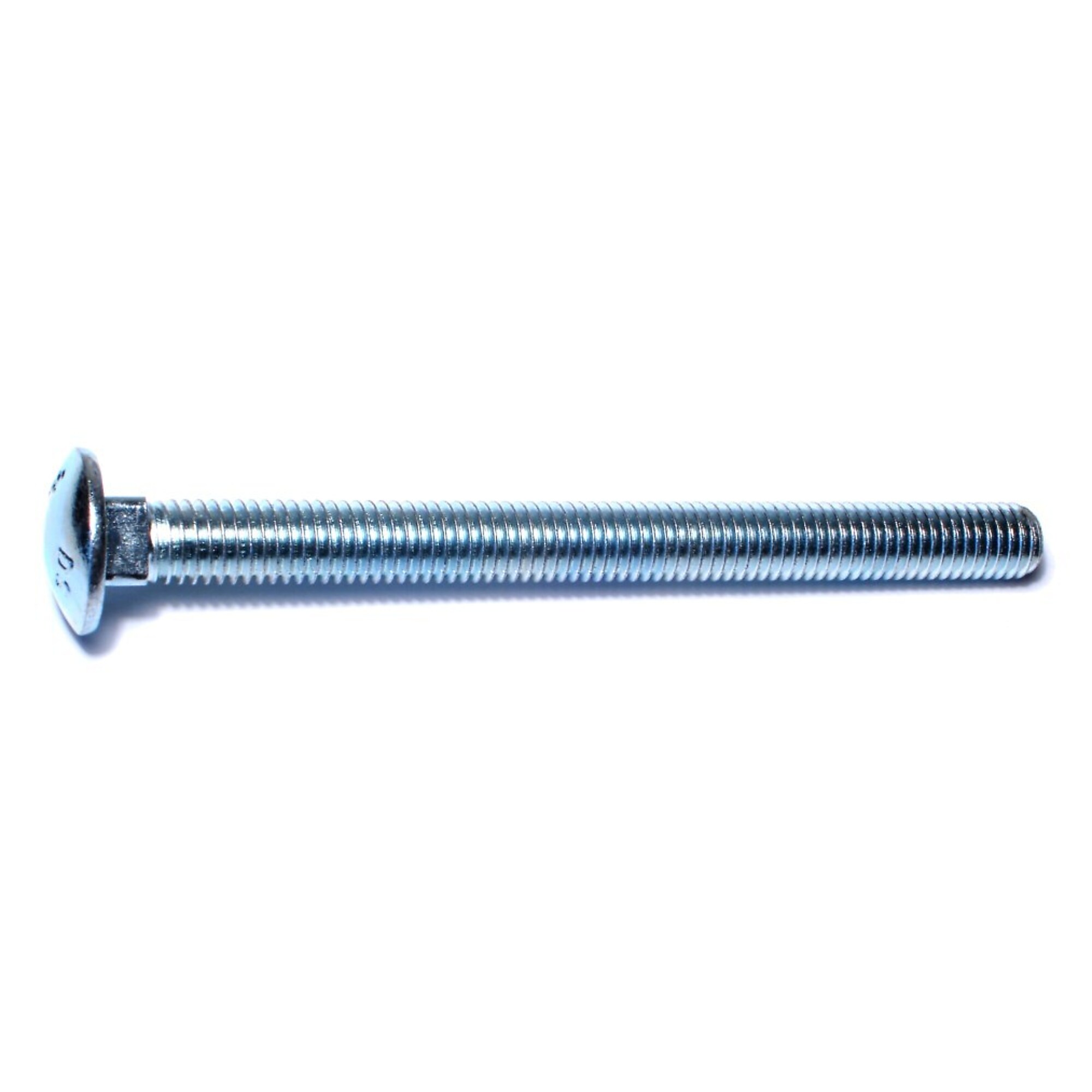 Midwest Fastener Carriage Bolts - 1/2in.-13 x 6in., Zinc Plated, Grade 2/A307 Steel, Coarse Thread, 25 Pcs, Model# 01149